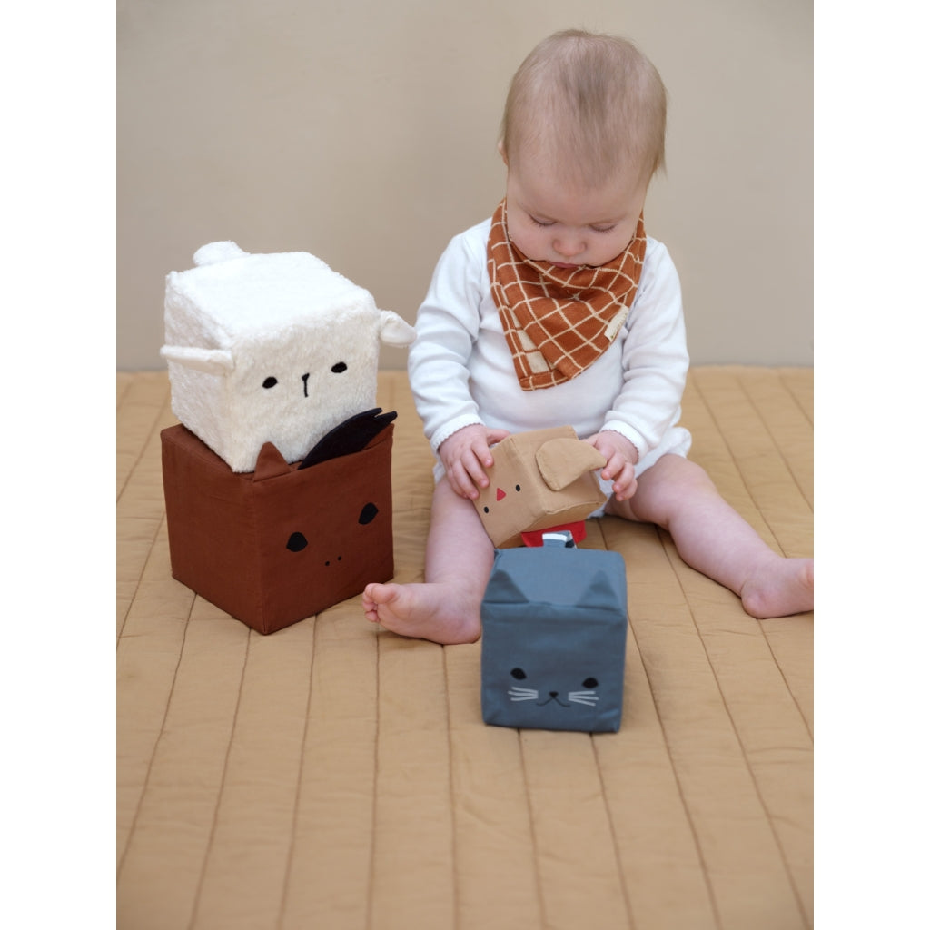 Fabelab Soft Blocks - Farm Animals Baby Toys Multi Colours