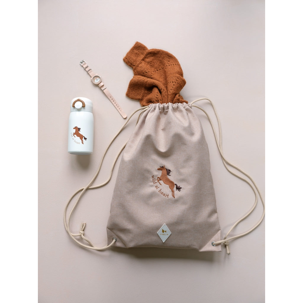 Fabelab String Bag - Wild at Heart Bags & Backpacks Caramel