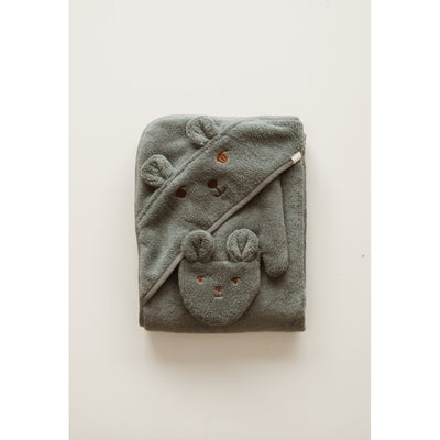 Fabelab Towel - Bear Bathrobes & Towels Goblin Blue