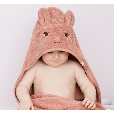 Fabelab Towel - Bunny Bathrobes & Towels Ash Rose