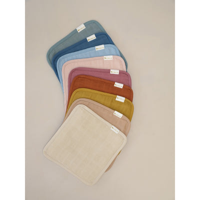 Fabelab Wash Cloth - 4 pack - Blue Spruce Mix Bathrobes & Towels Multi Colours