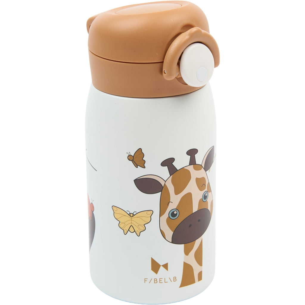 Fabelab Water Bottle - Small - Giraf Water Bottles Whisper White