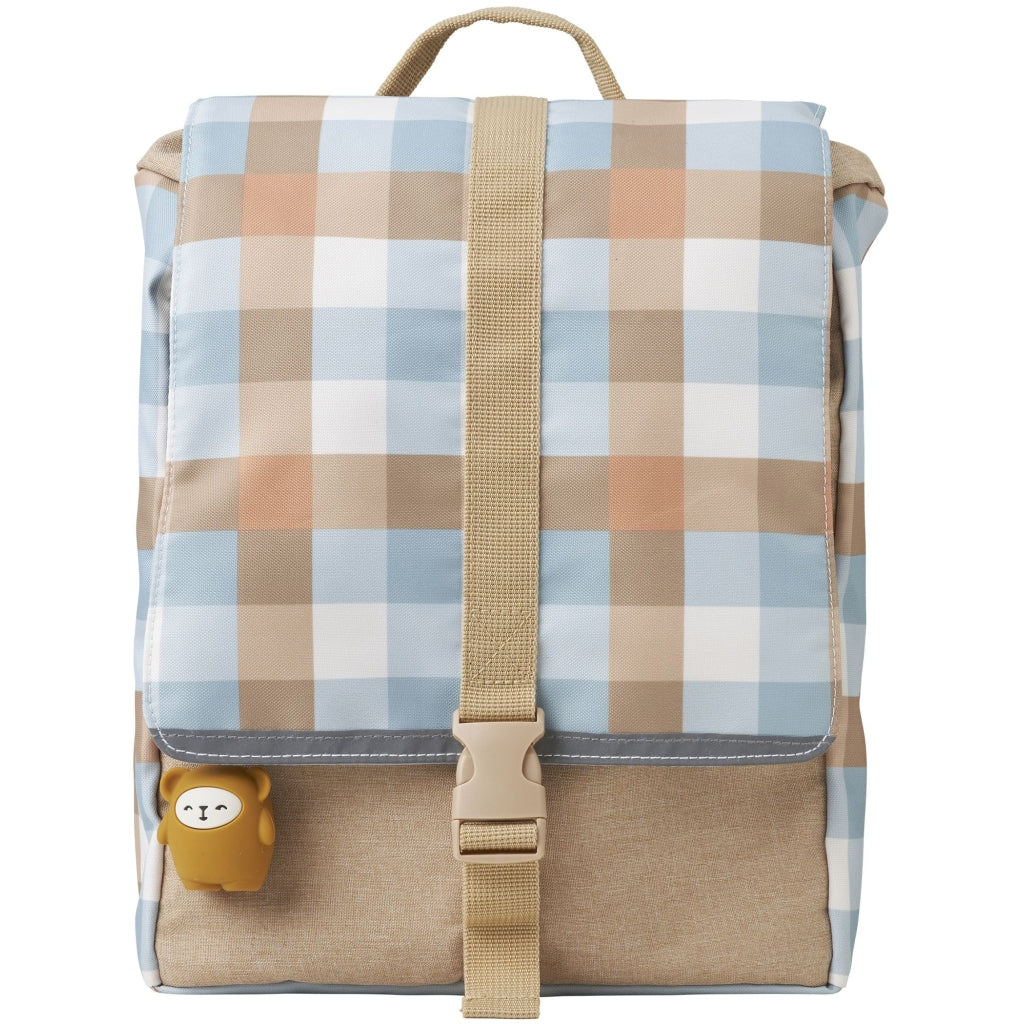 Fabelab Backpack - Small - Cottage Blue Checks Bags & Backpacks Multi Print