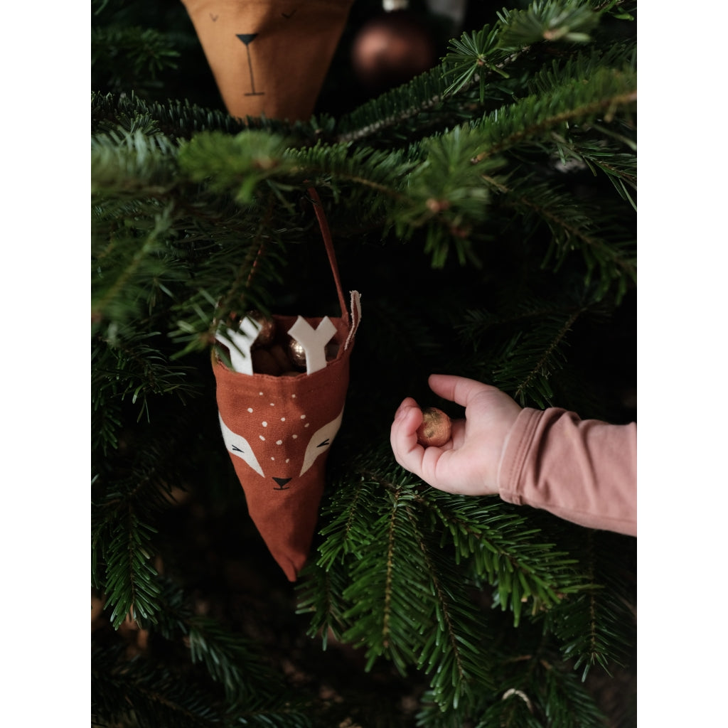 Fabelab Christmas Cones - Deer - Mix Decoration Ochre