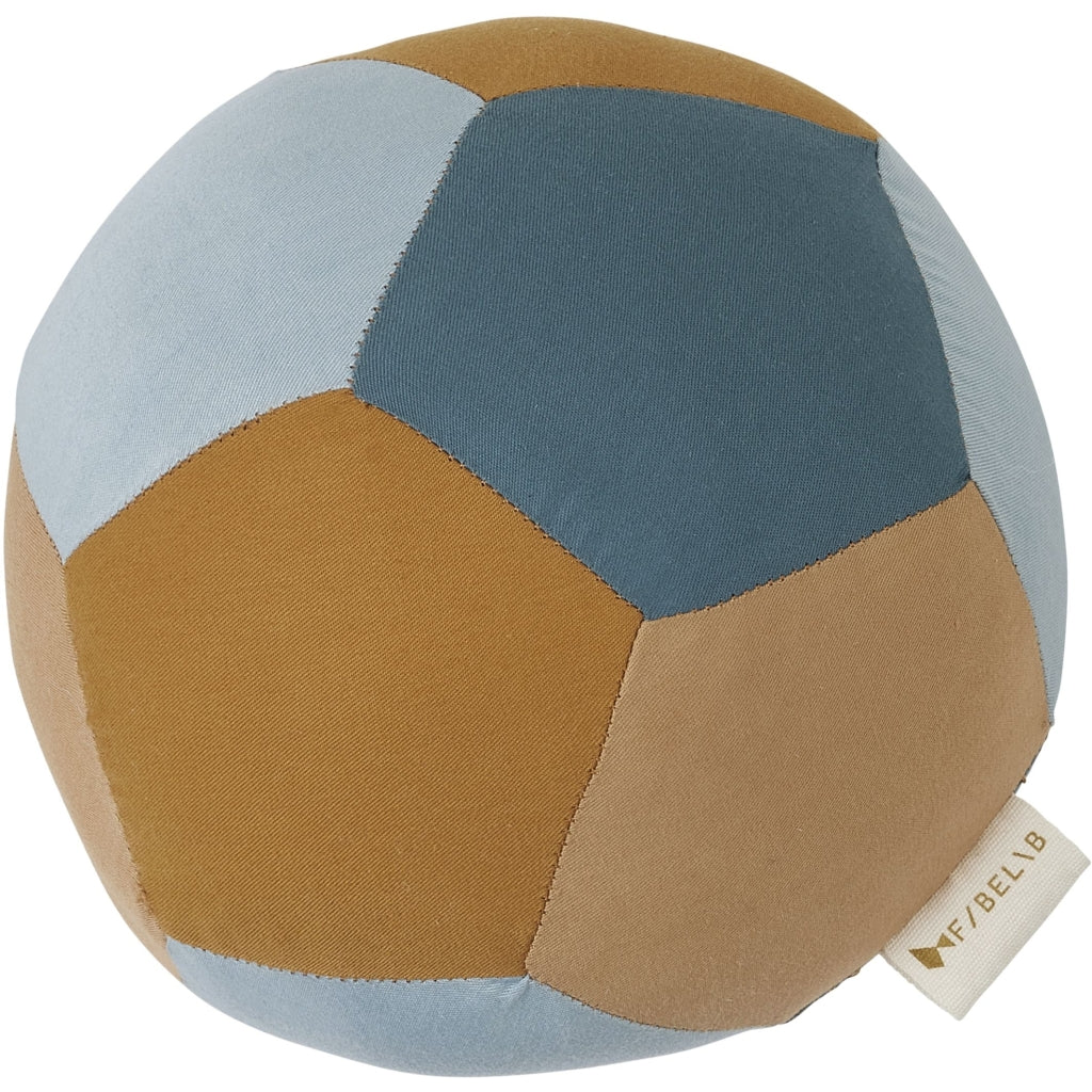 Fabelab Fabric Ball - Blue mix Baby Toys Caramel