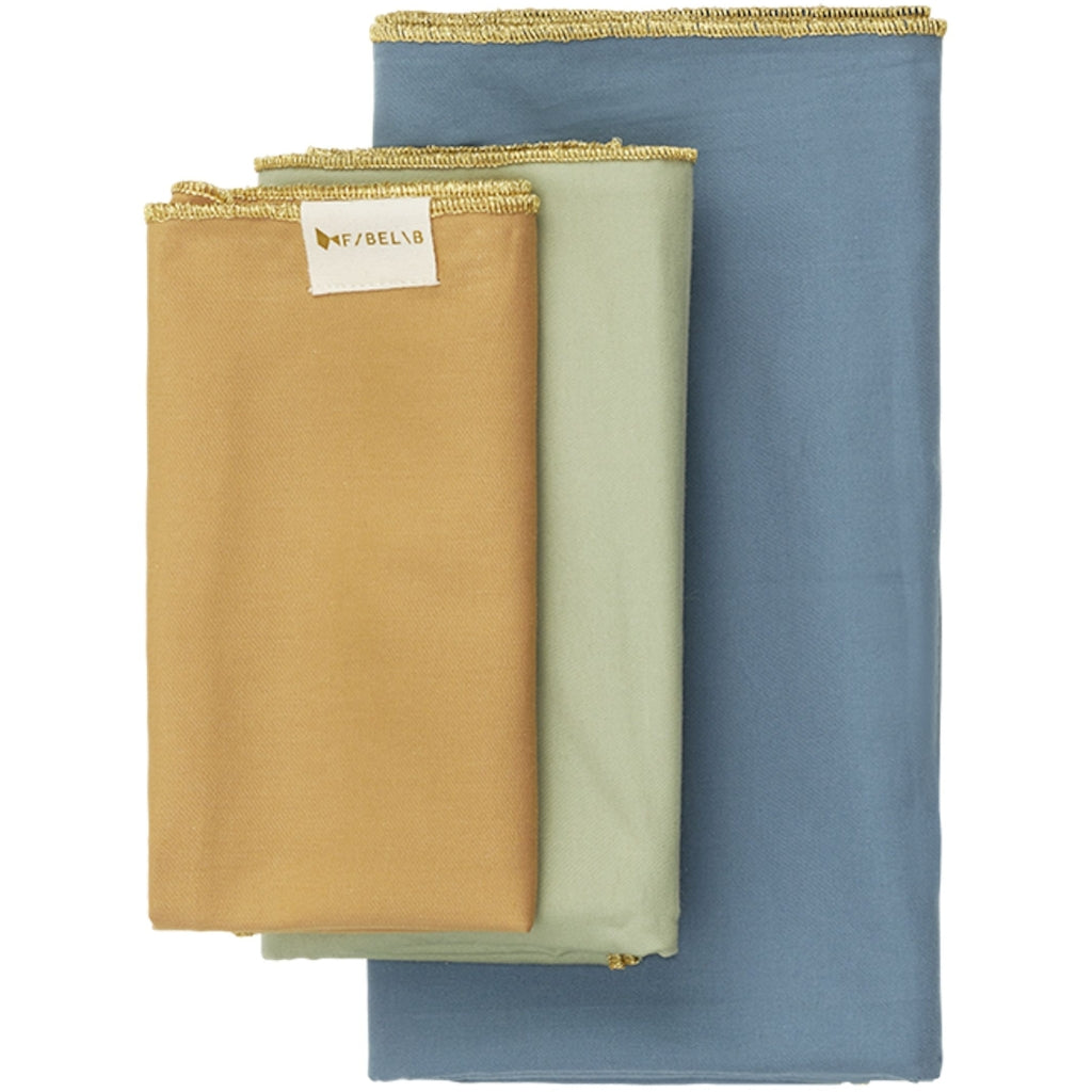 Fabelab Fabric Gift Wrap - 3 pack - Arctic Decoration Caramel