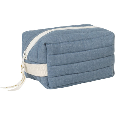 Fabelab Quilted Toiletry Bag - Chambray Blue Spruce Toiletry Bags Blue Spruce