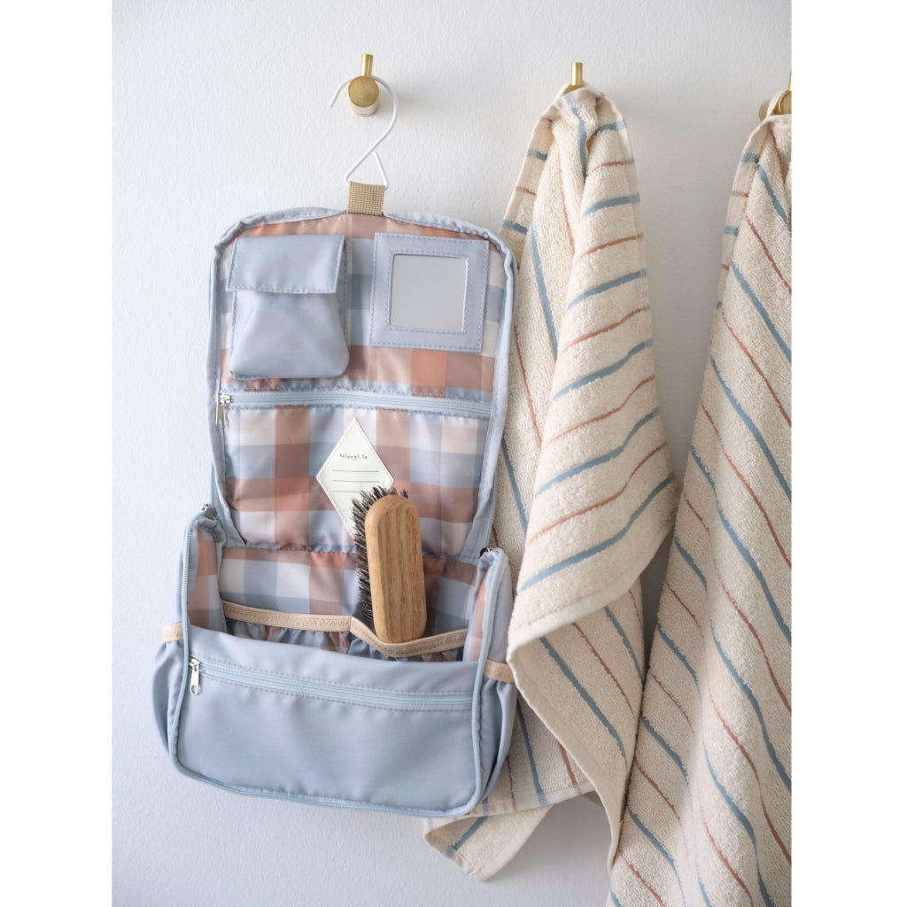 Fabelab Toiletry Bag with hanger - Cottage Blue Toiletry Bags Cottage Blue